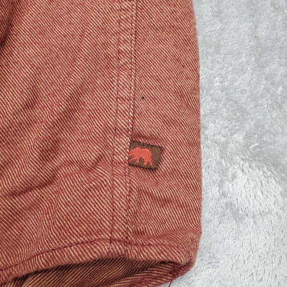 Grizzly Long Sleeve Shirt. Rust Orange. Size Large Excellent Used Condition - Picture 5 of 11